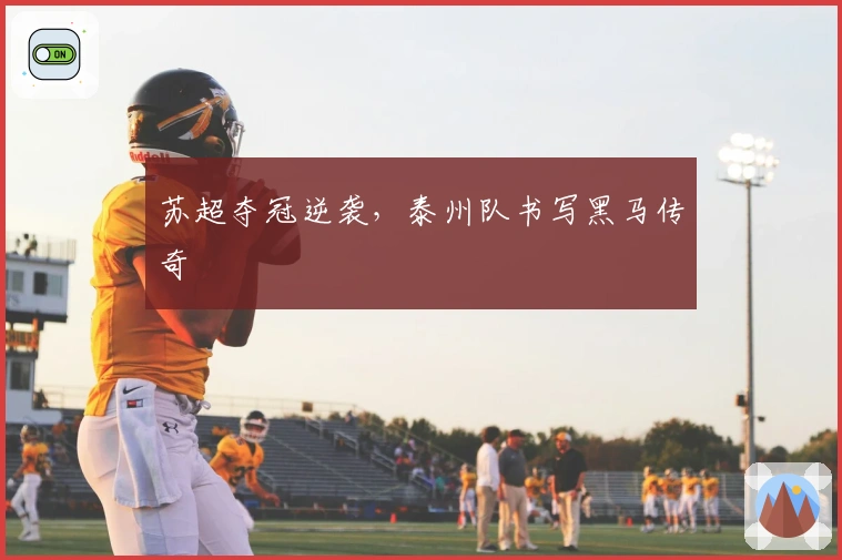 苏超夺冠逆袭，泰州队书写黑马传奇